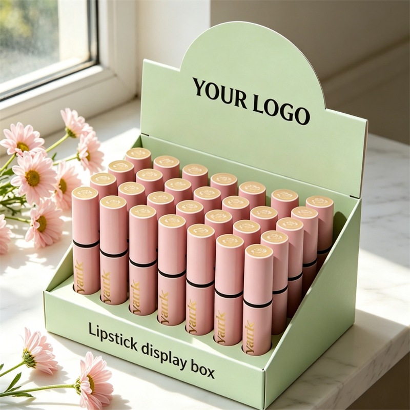 Green 24-Piece Lipstick Display Box