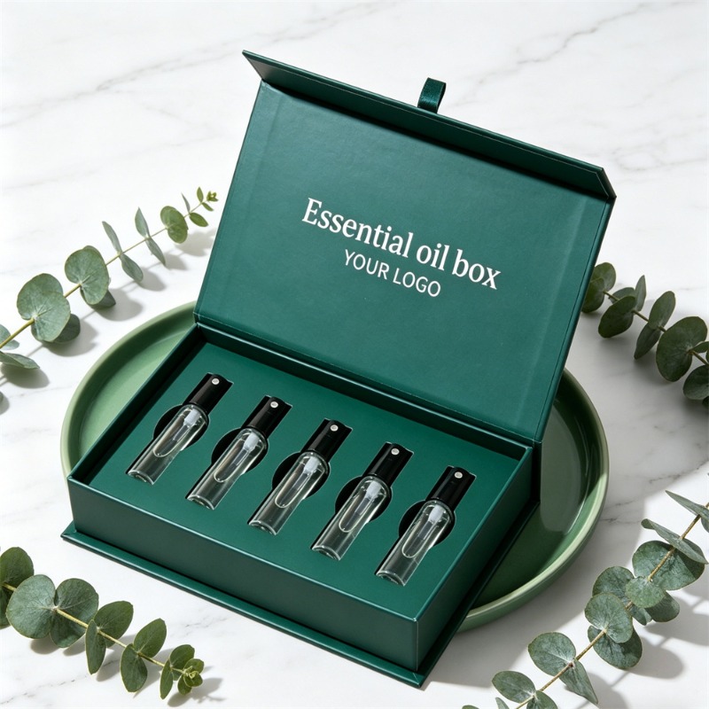 Green Luxury Essential Oil Set Box