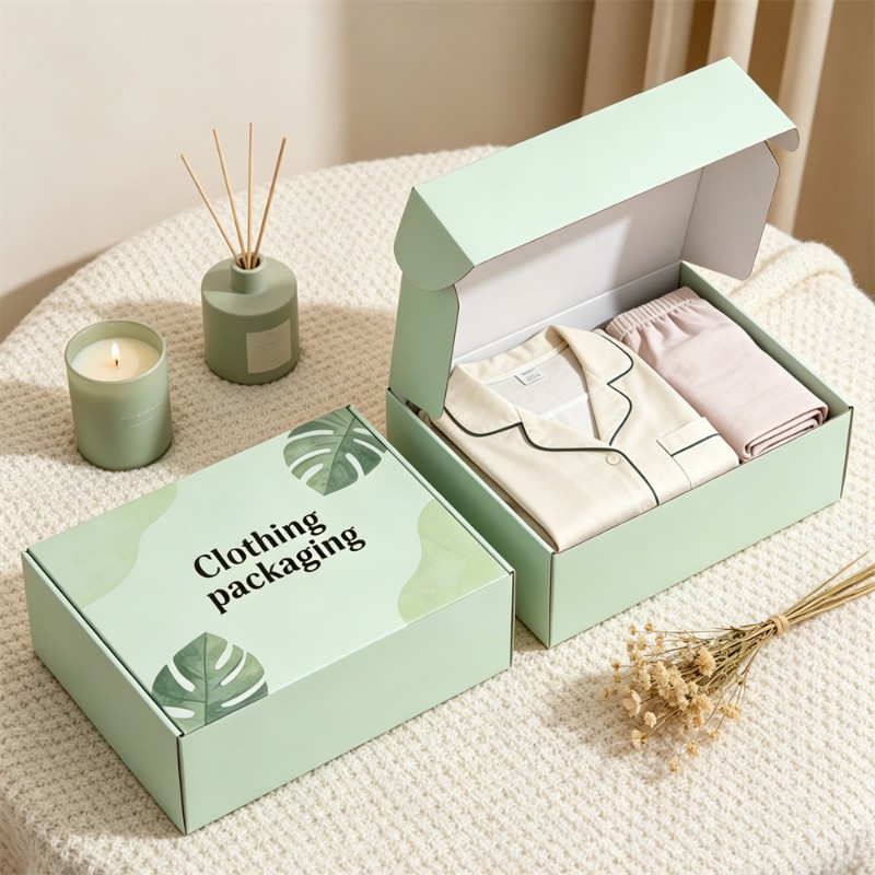 Premium White Clothing Mailer Box