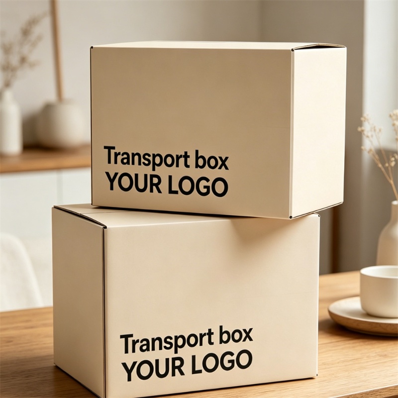 Stackable Brown Corrugated Cargo Box