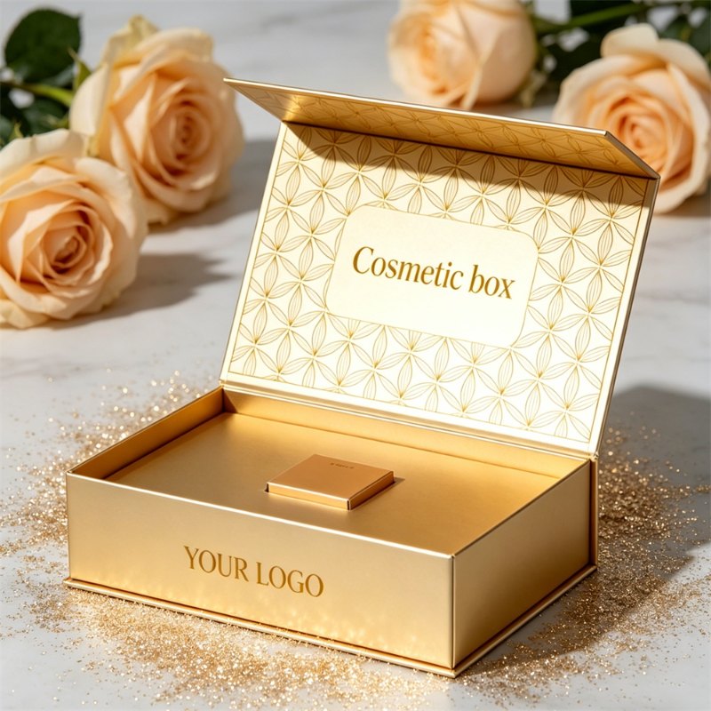 Luxury Gold Custom Skin Care Box