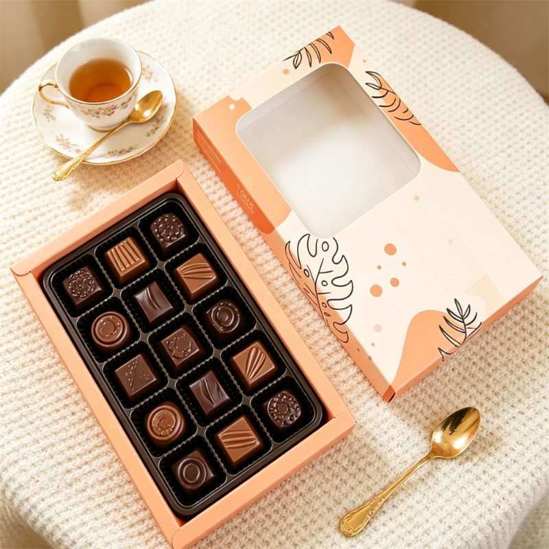 Orange 16-Piece Chocolate Gift Packaging