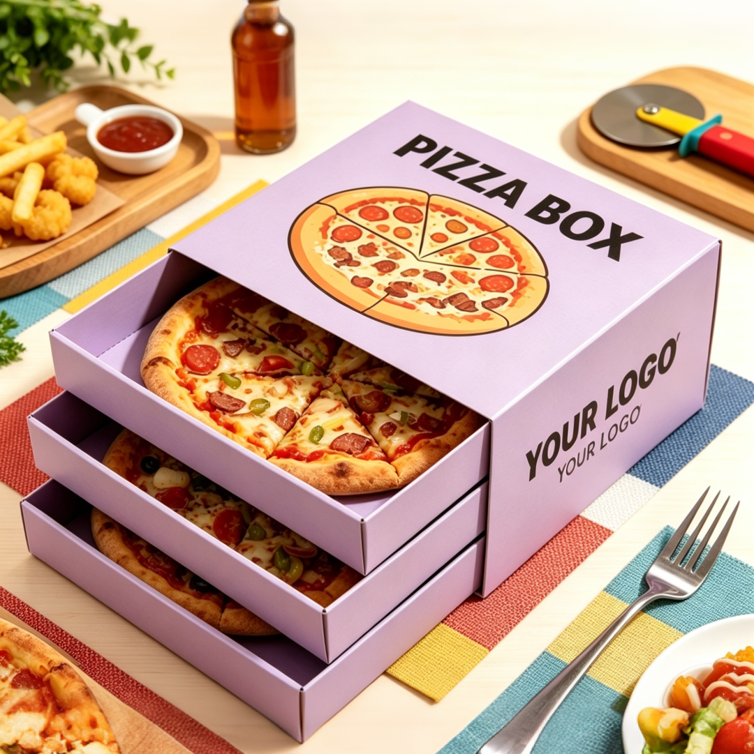 Stackable Sliding Pizza Packaging Box2