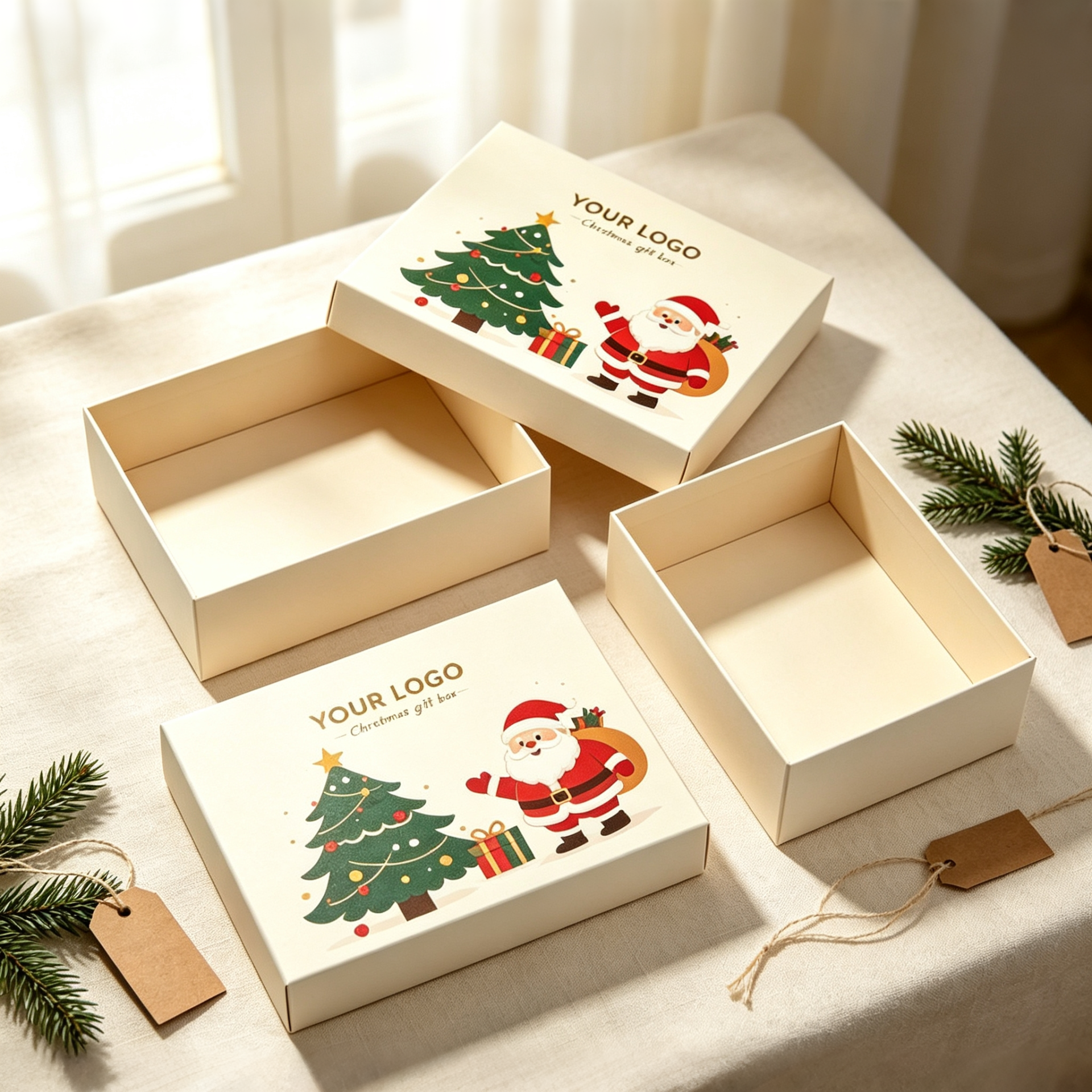 Buttercream Yellow Gift Box Warm Holidays Packaging