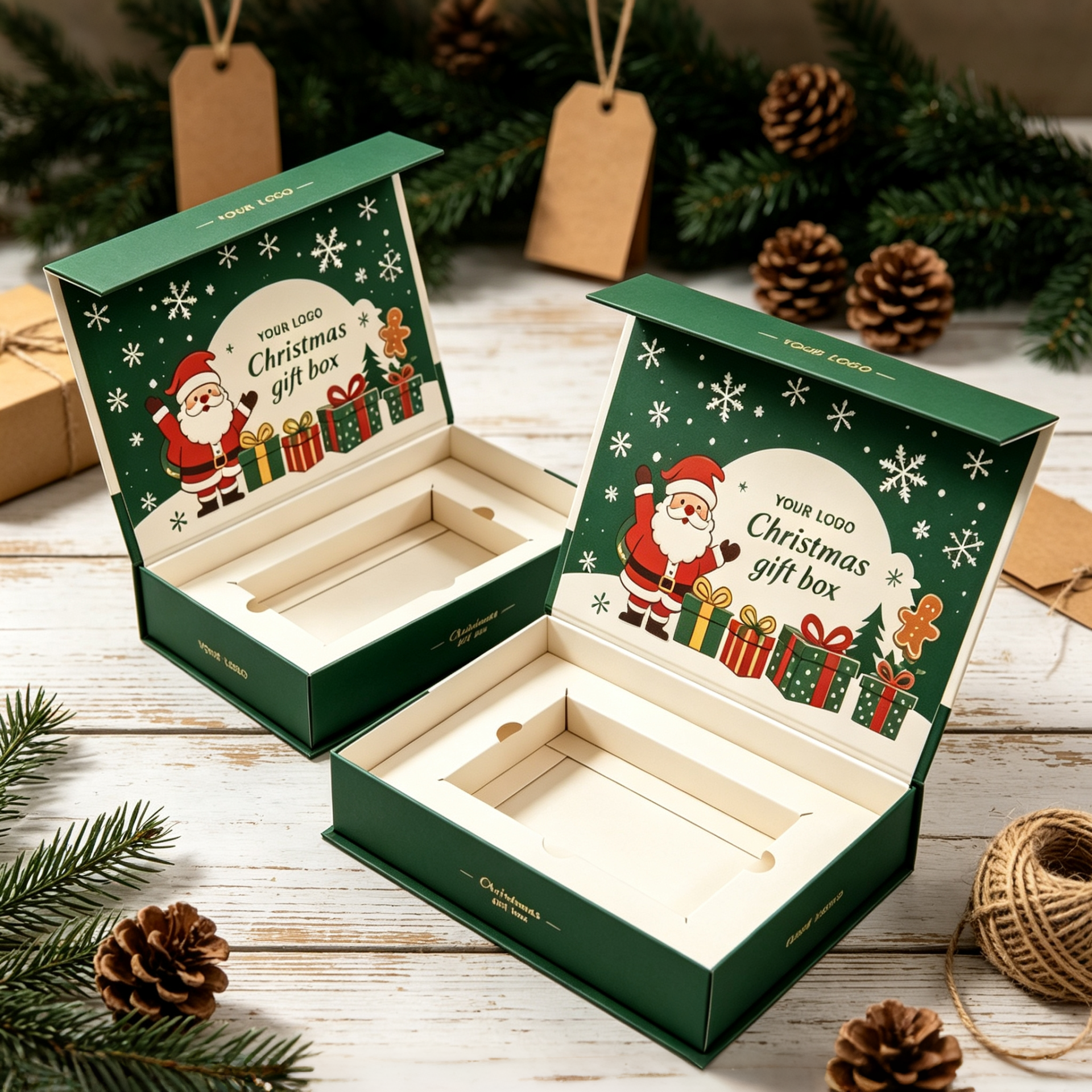 Classic Flip-Top Gift Box Luxury Rigid Packaging