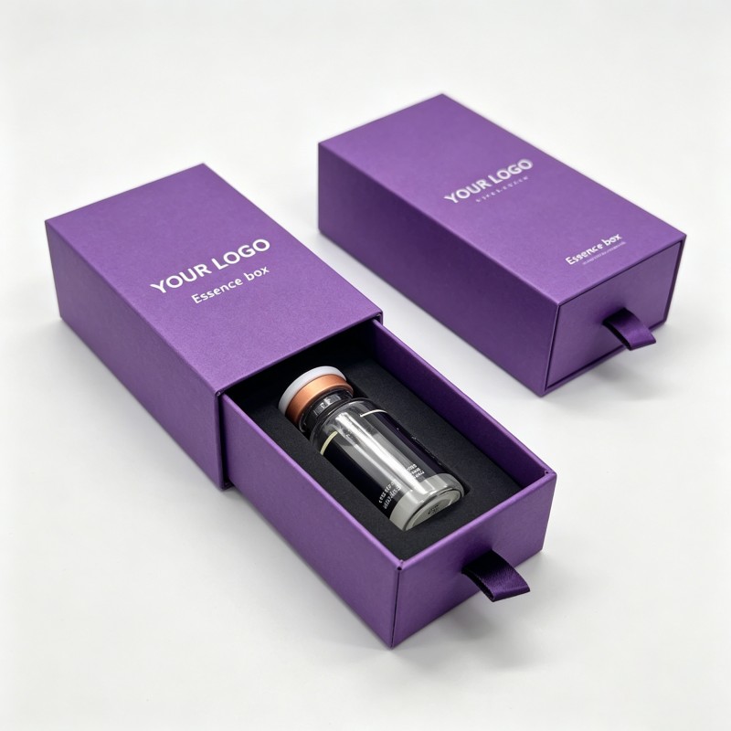 Customized packaging box for purple health supplements