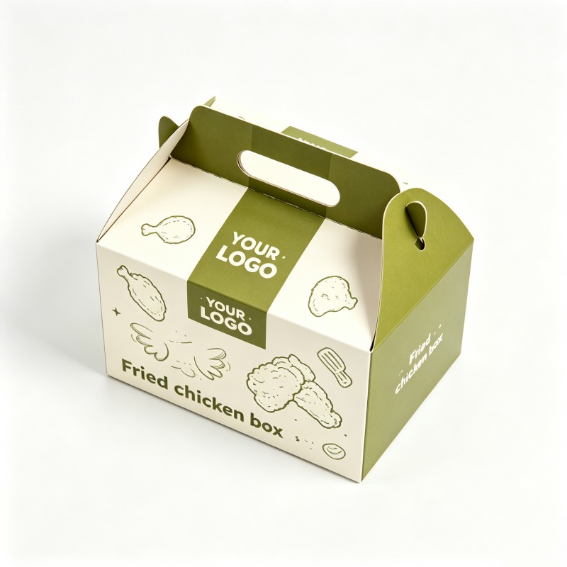 Double color scheme fried chicken boxes