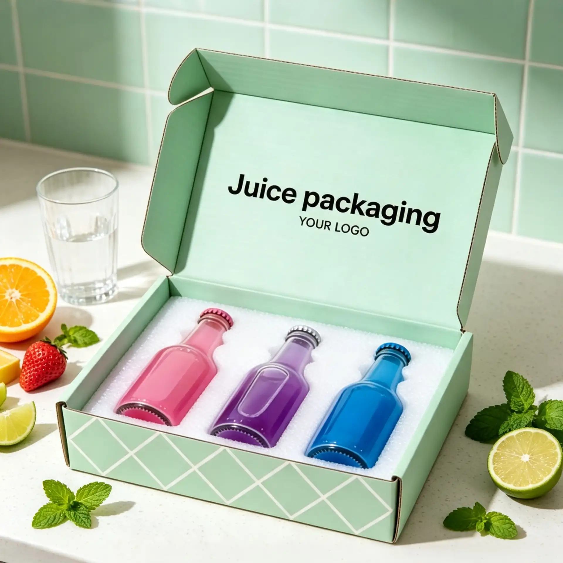 Beverage Gift Box With EPE Foam Liner