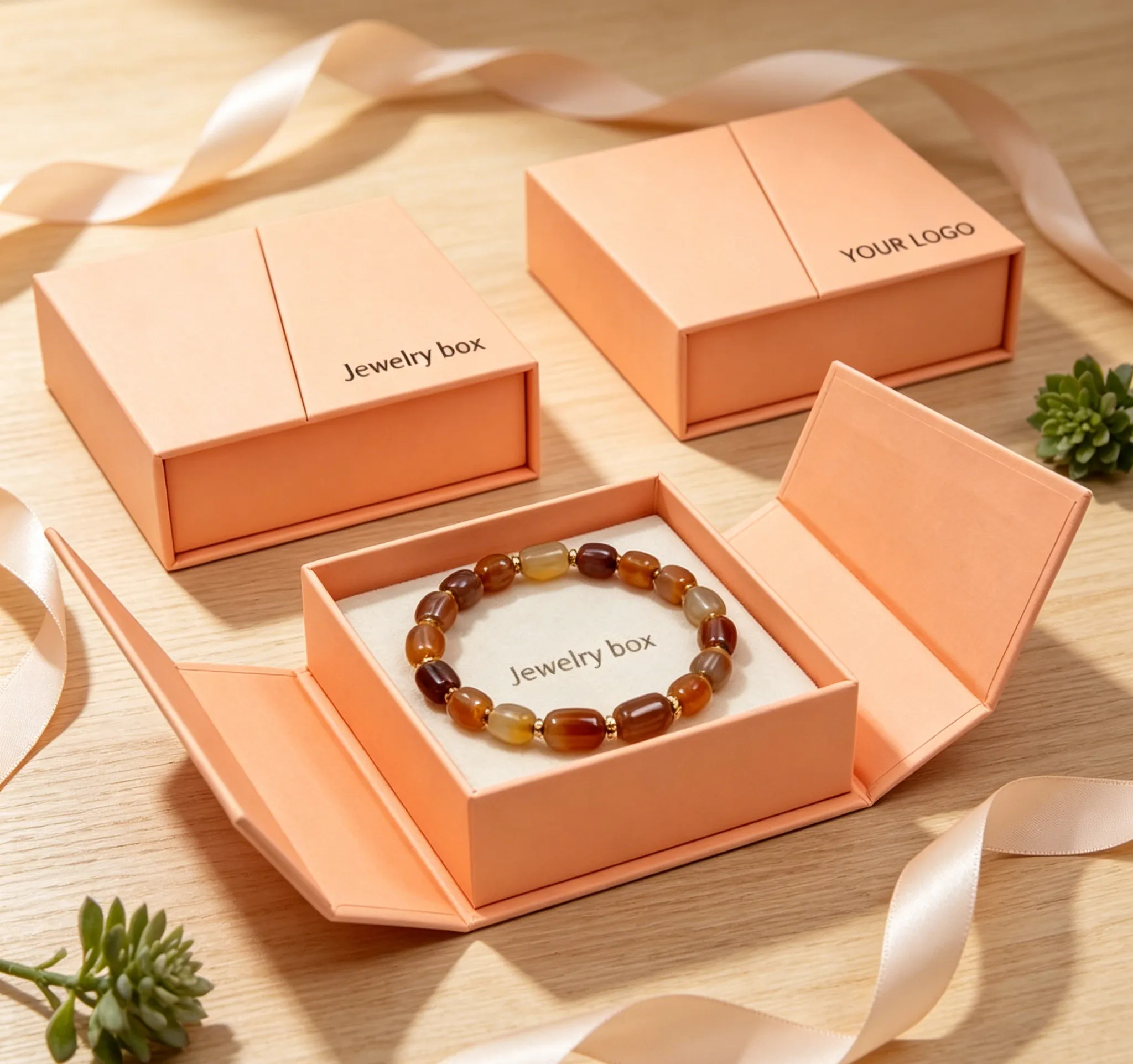 Luxury Jewelry Storage Box Candy Color Book Design Packaging