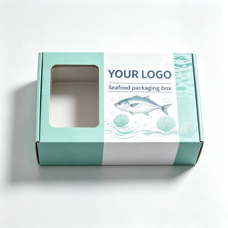 Fish packaging box
