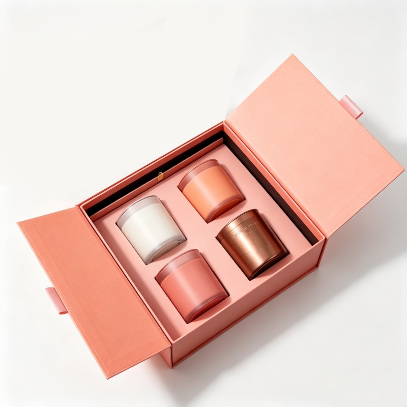 Double-door candle box