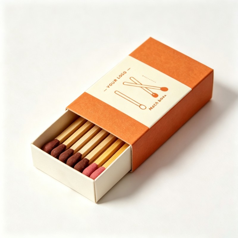 Orange match box