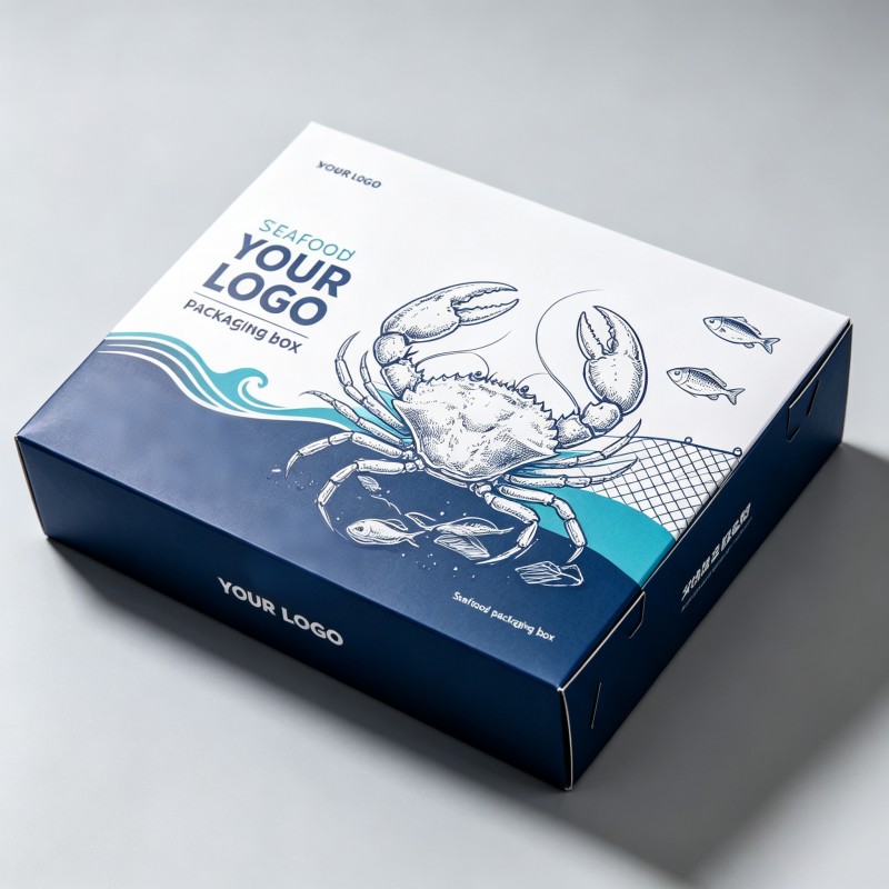 Crab packaging box