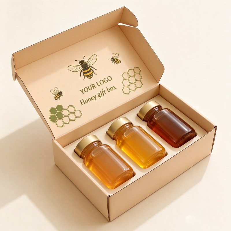 Corrugated honey packaging box