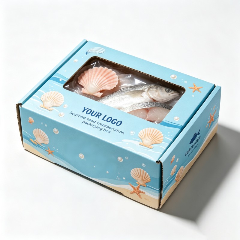 Shell packaging box