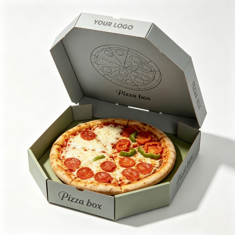 Custom pizza box
