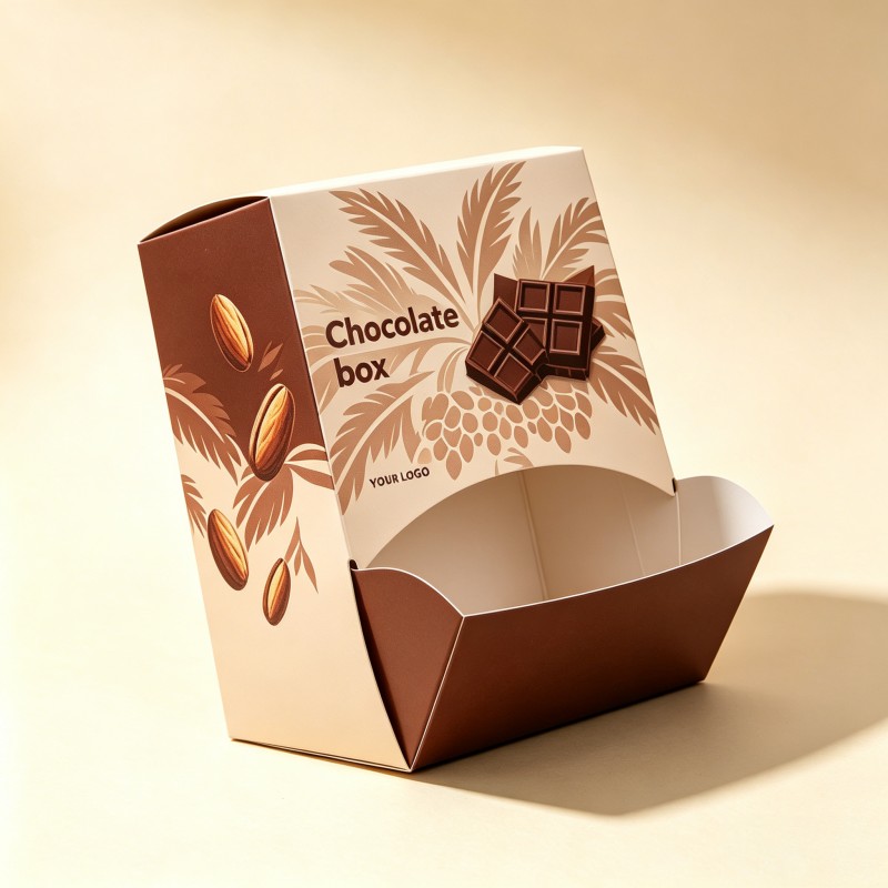 Special-shaped chocolate packaging box