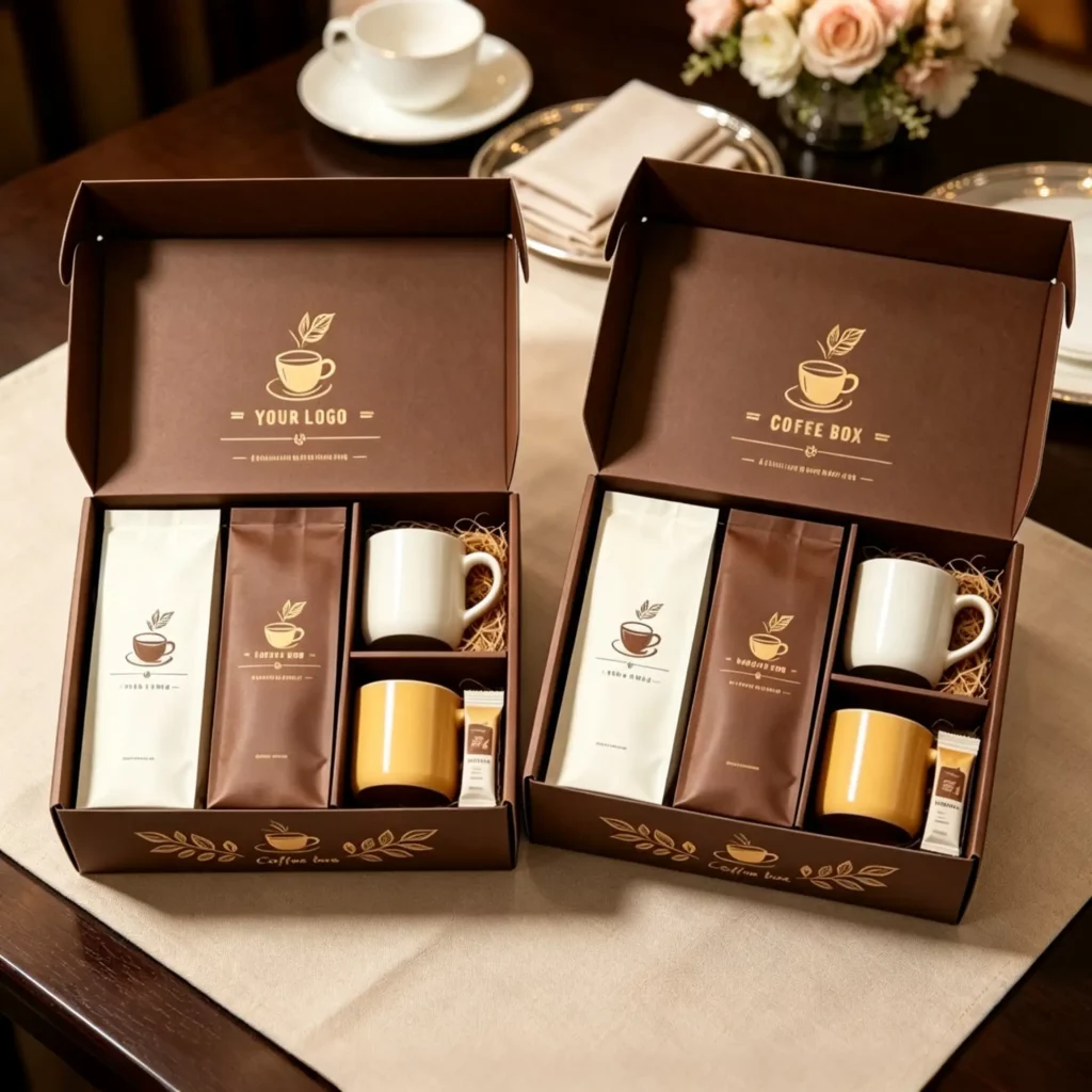 Brown Coffee Gift Shipping Box