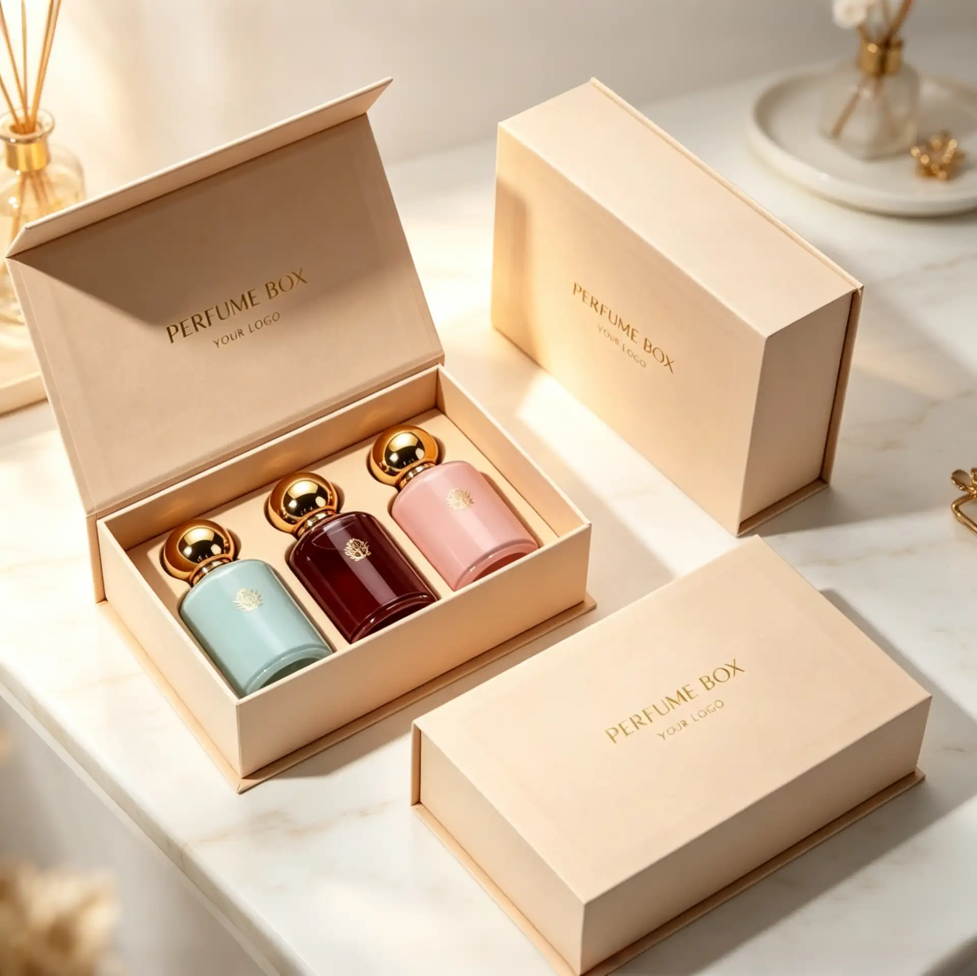 Champagne Luxury Fragrance Set Box