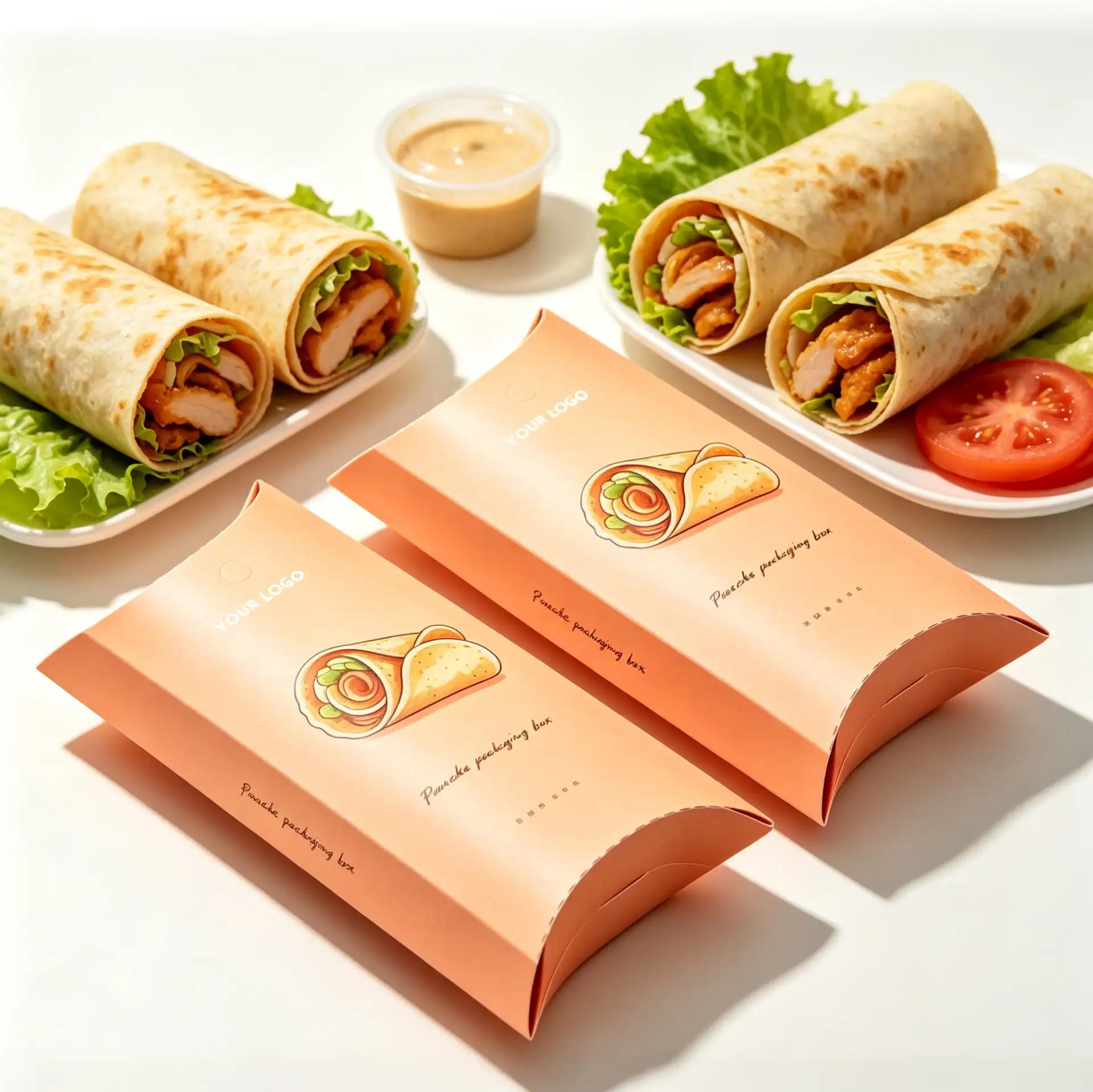Convenient Pillow-Shaped Wrap Box