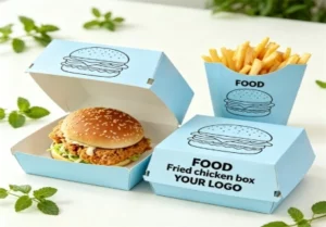 Custom Fast Food Boxes For Burgers Fries And Chicken