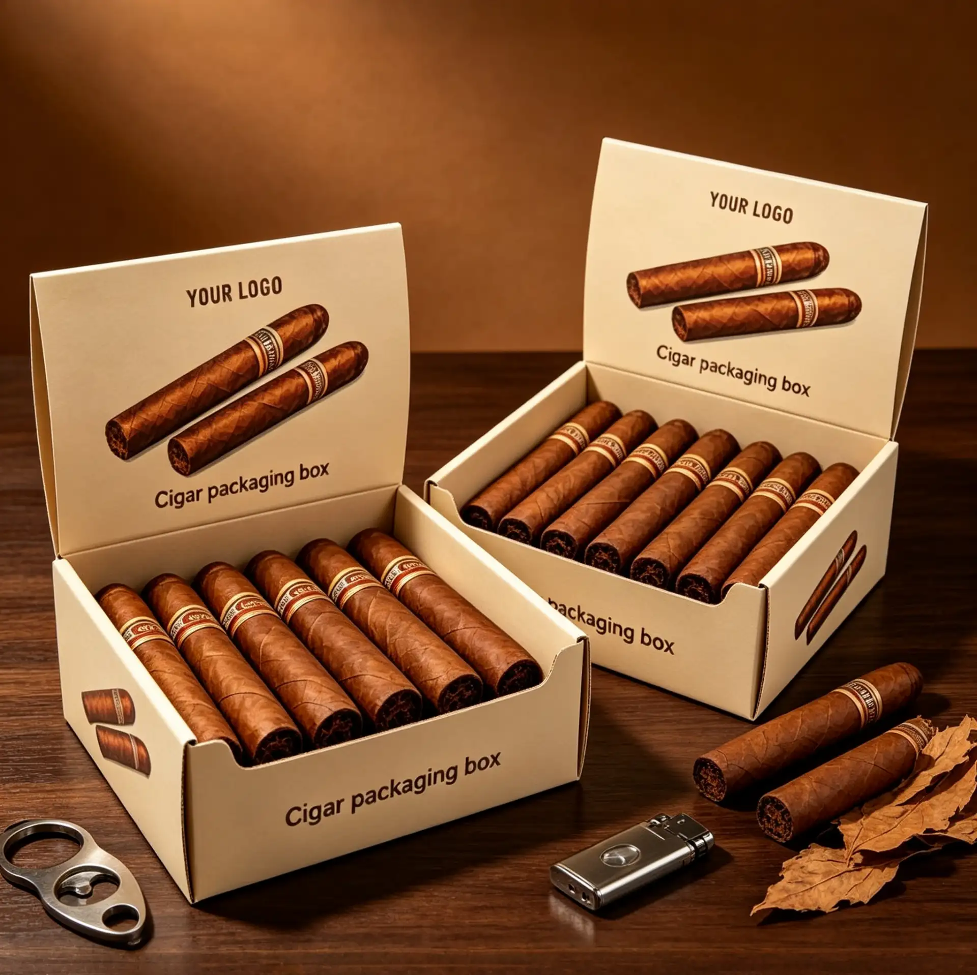 Customizable Cigar Display Box