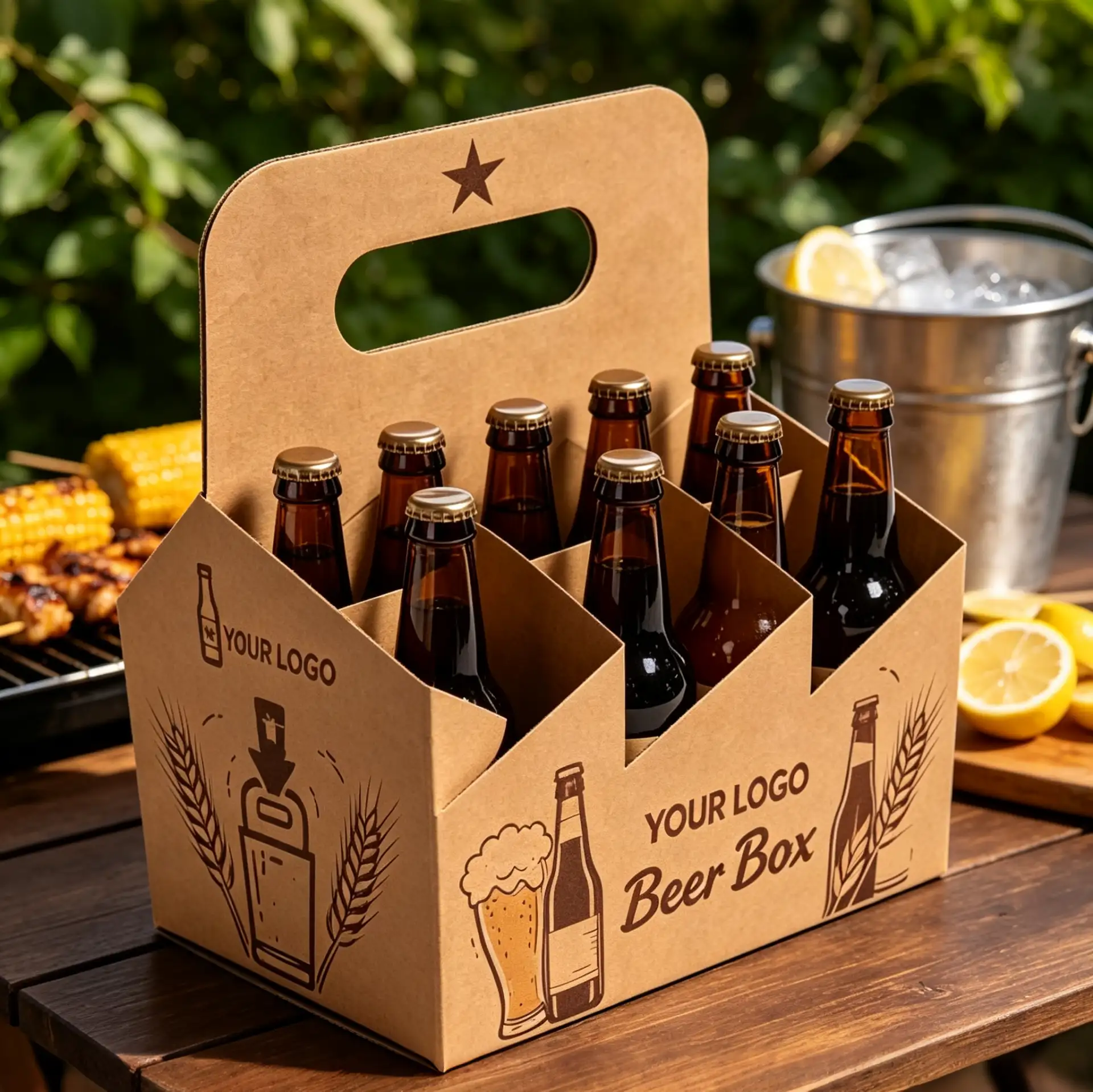 Kraft Beer Carrier Box