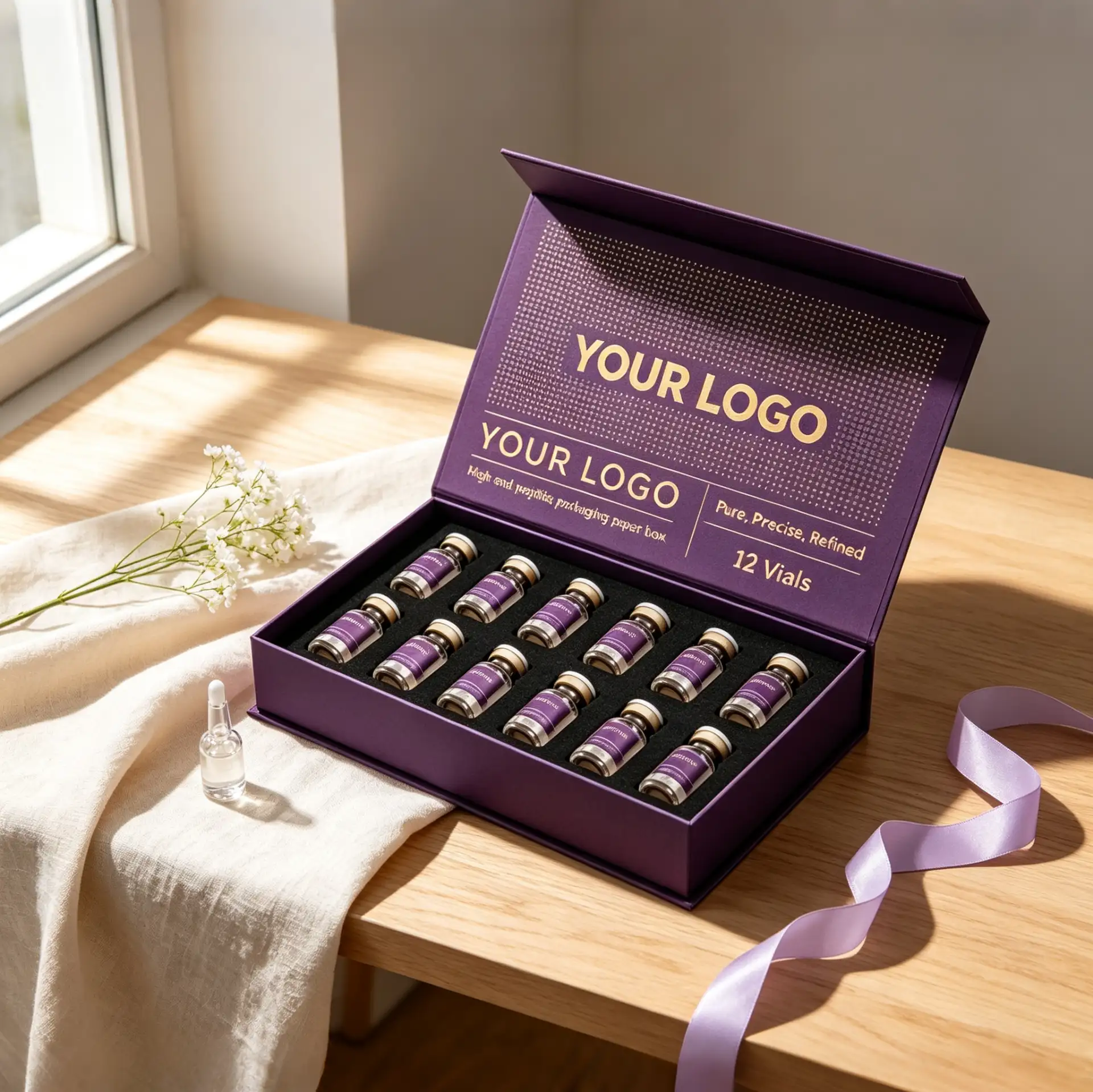 Luxury Skincare Vial Packaging