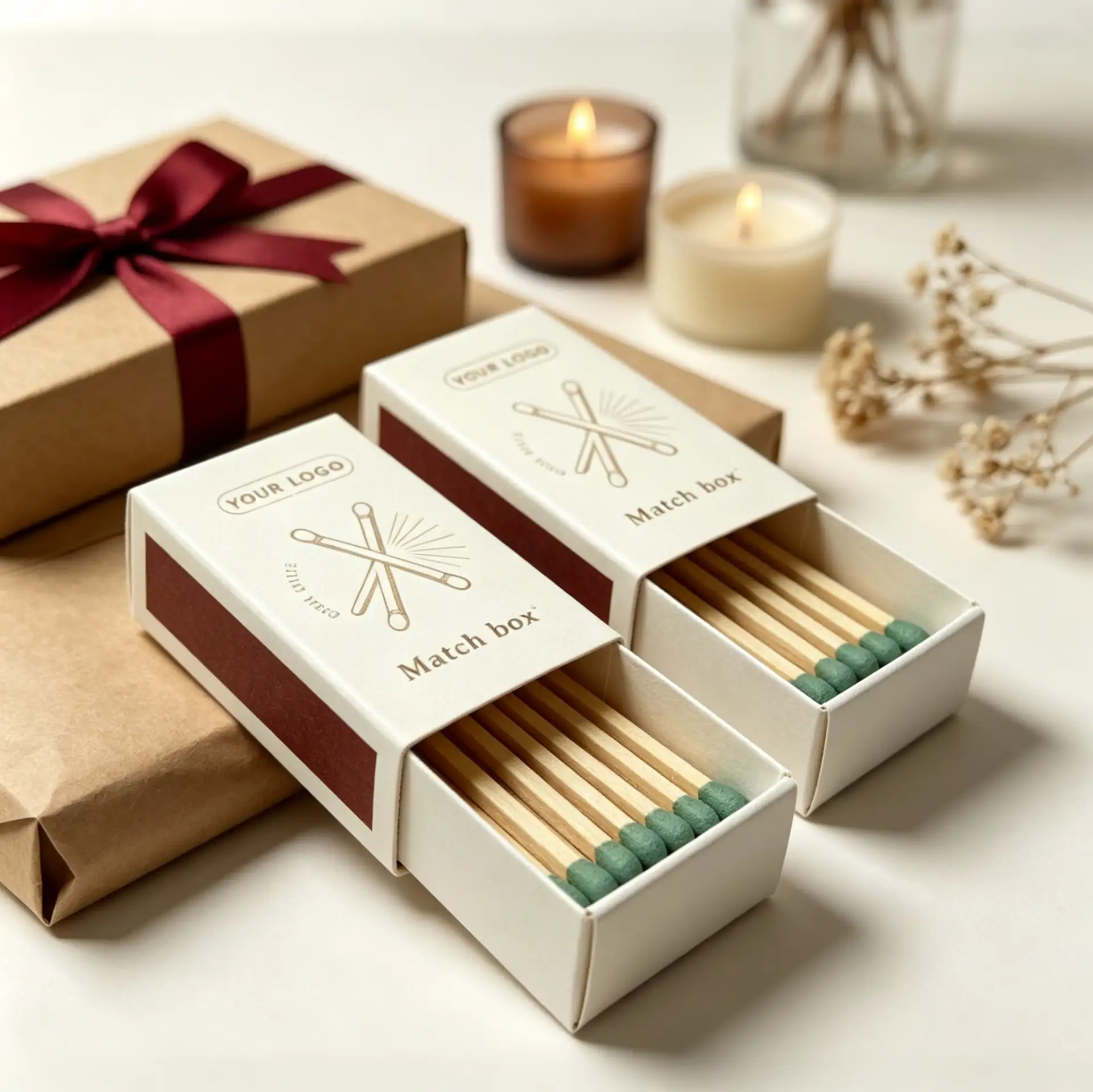 Minimalist Luxury Drawer Match Box
