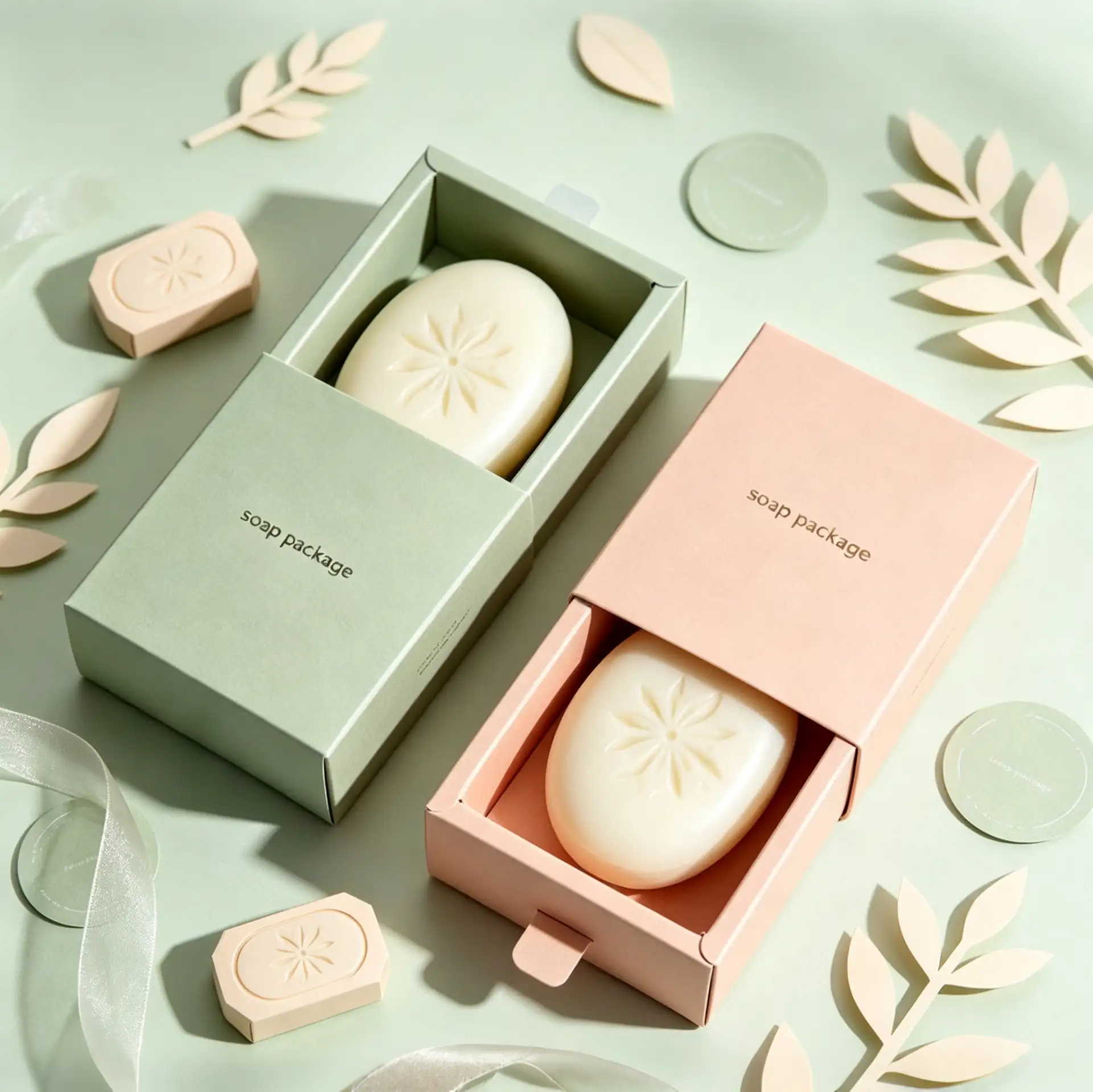 Minimalist Soap Drawer Packaging Box