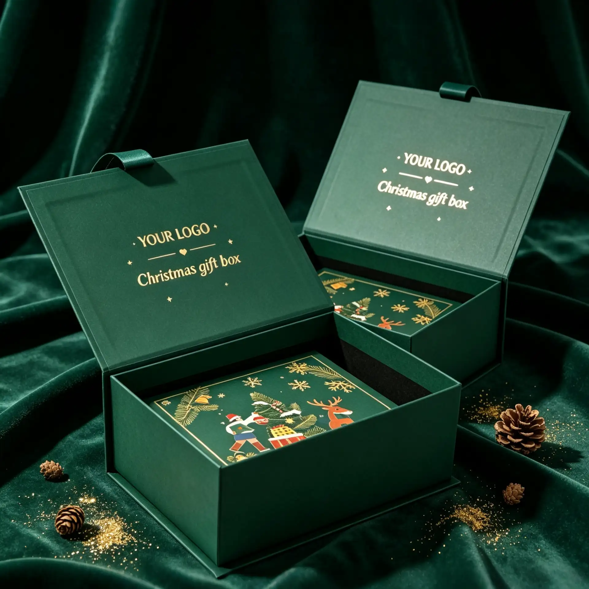 Modern Luxury Gift Box Premium Holiday Packaging