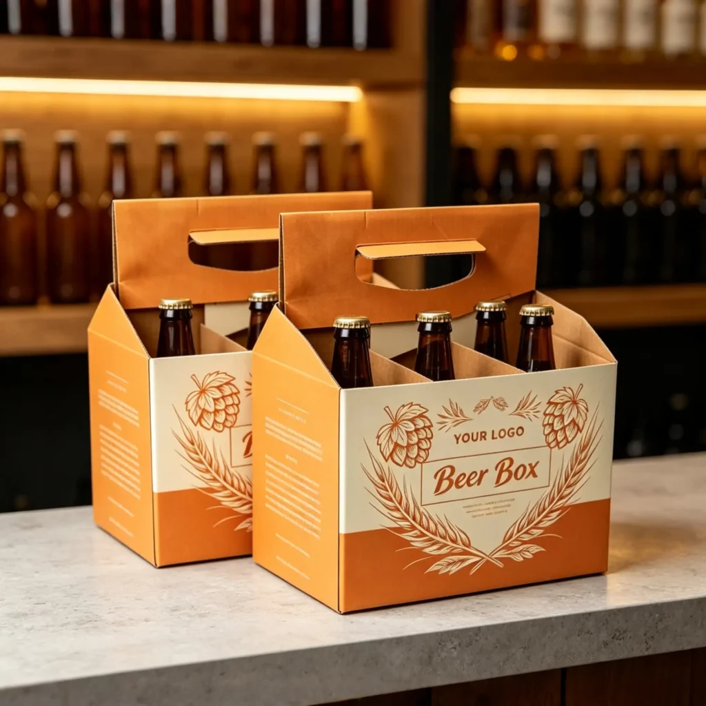 Orange Beer Takeaway Packaging