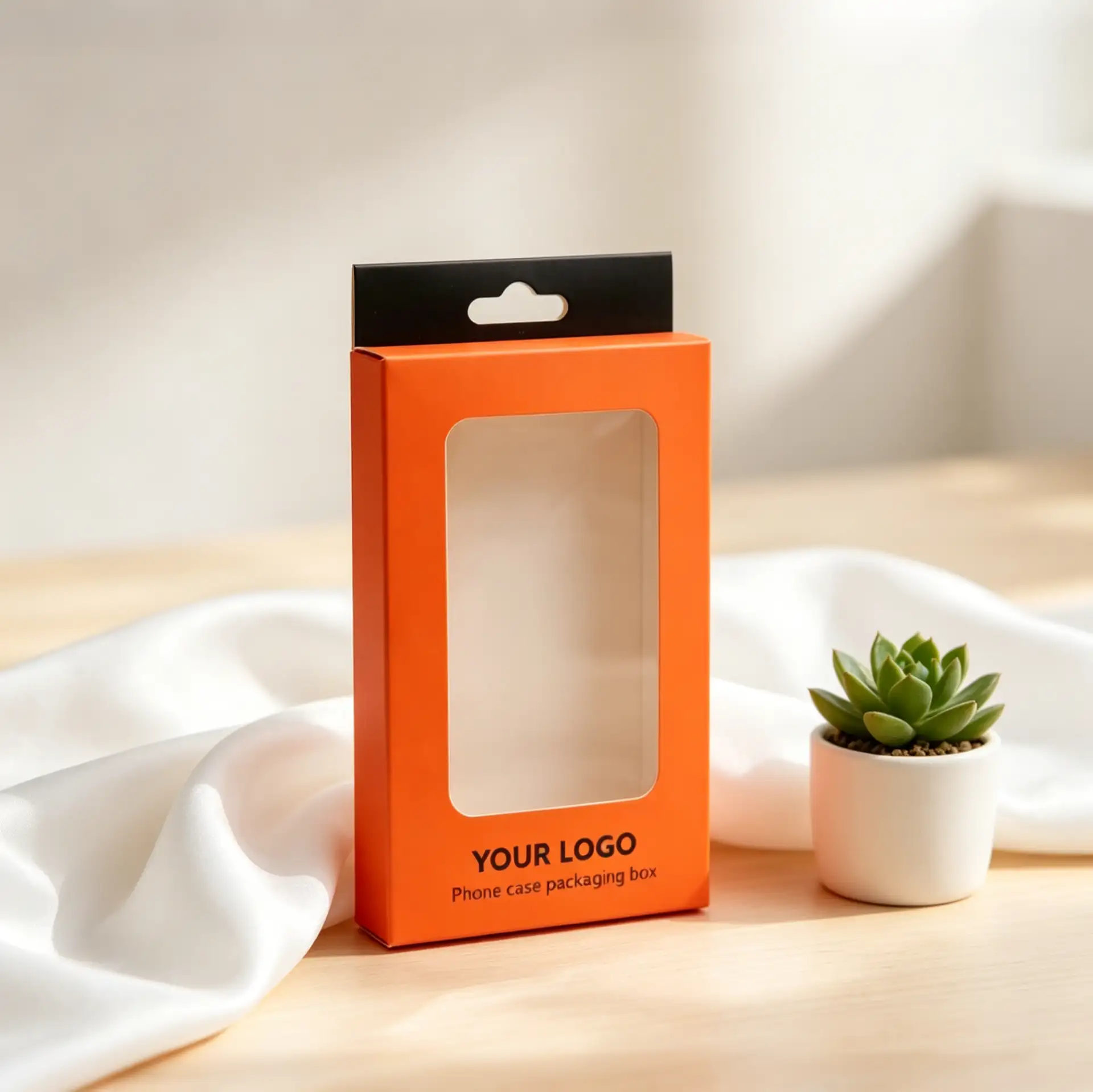 Orange Window Phone Case Box
