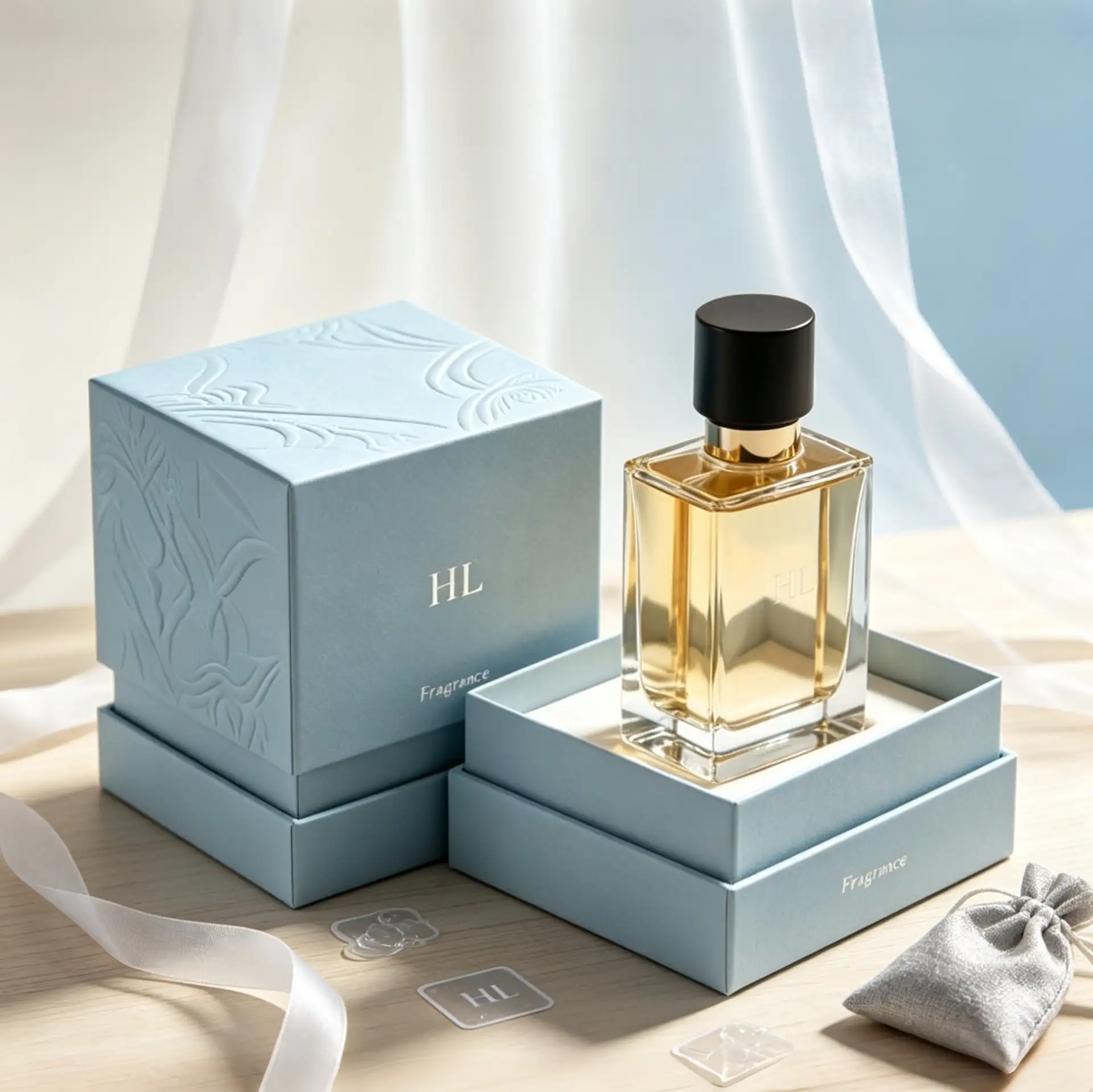 Romantic Blue Perfume Gift Box