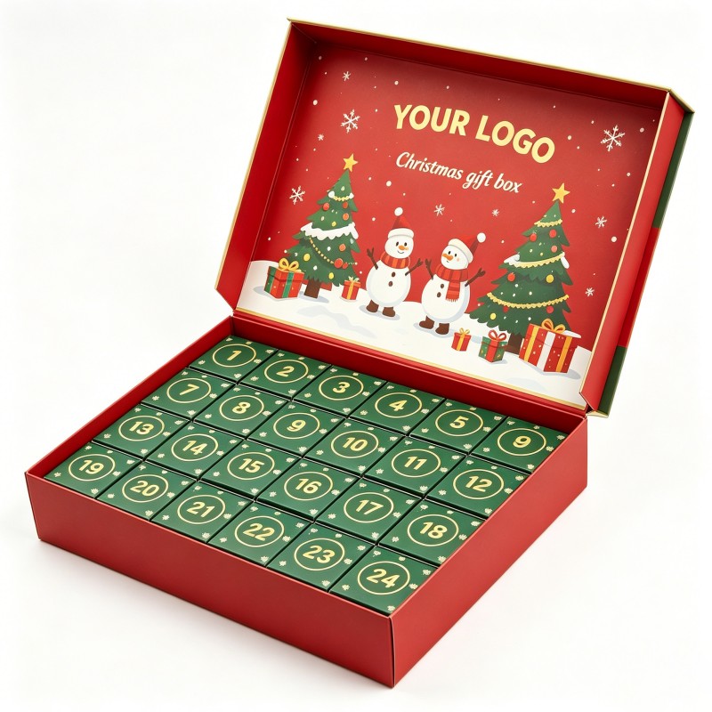 double-sided printed Christmas blind box made of cardboard