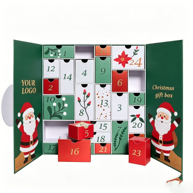 Double-door Christmas blind box