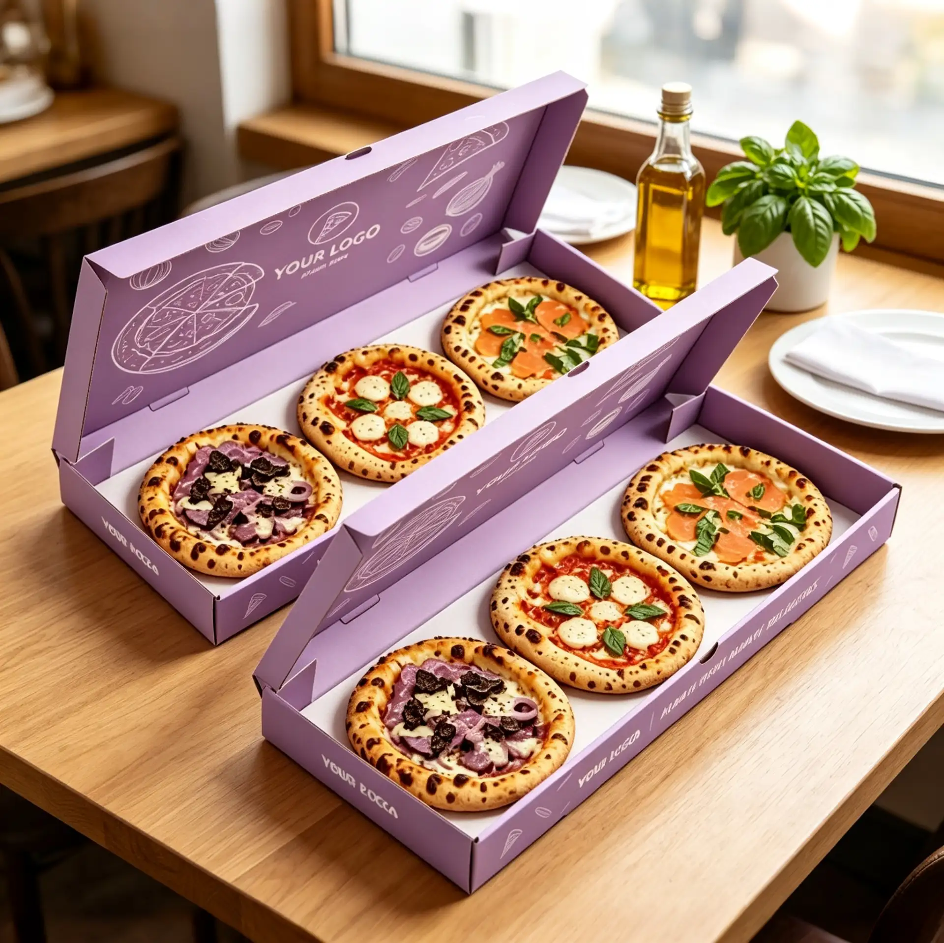 3 Pizza Long Tray Box