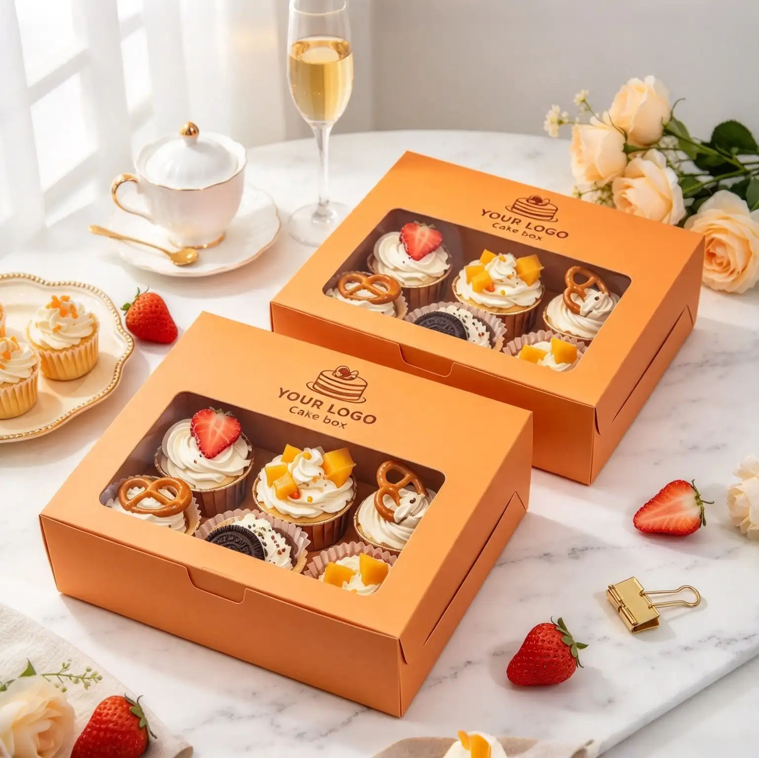 6-Cavity Cupcake Window Box