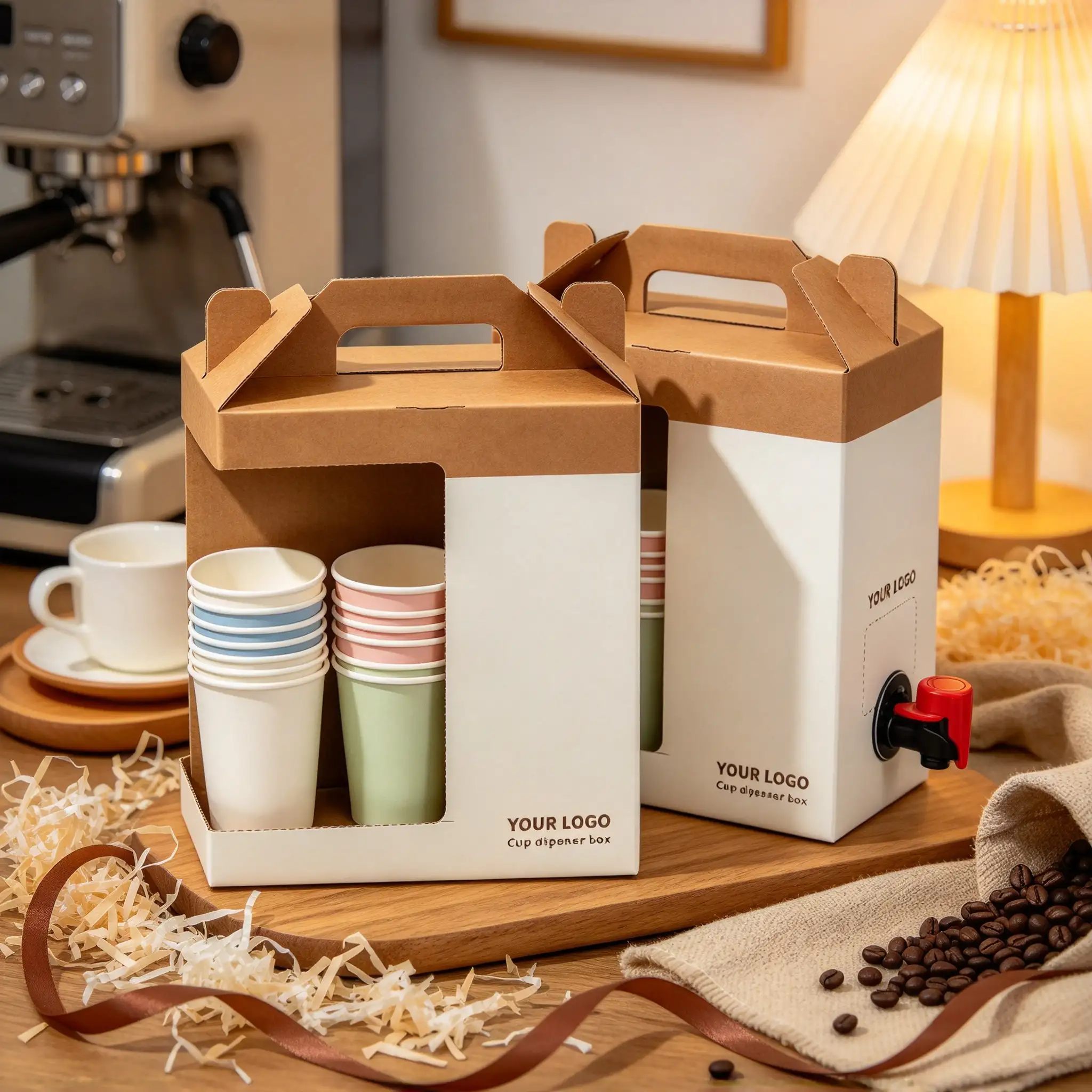 Custom Logo Beverage Dispenser Box