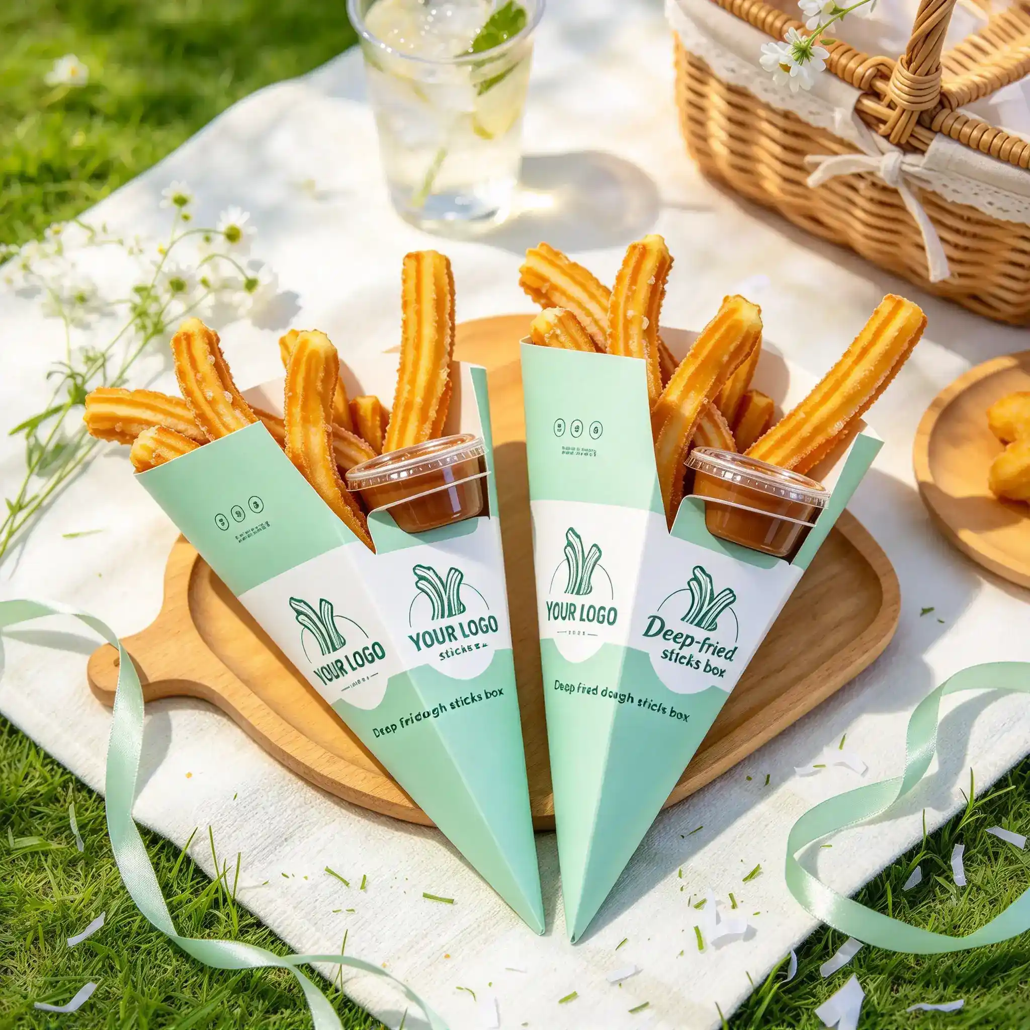 Custom Logo Churros Box