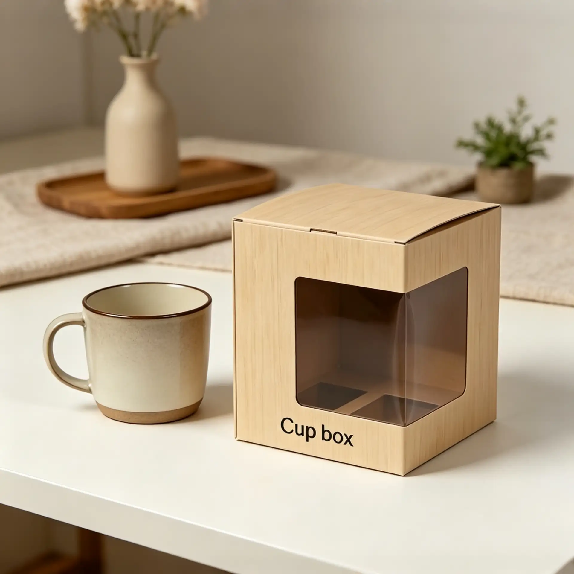 Custom Logo Mug Window Packing