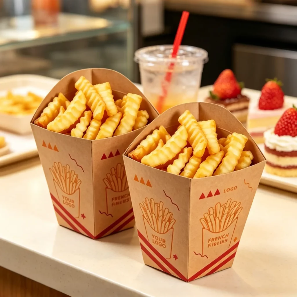 Kraft Paper Fry Box