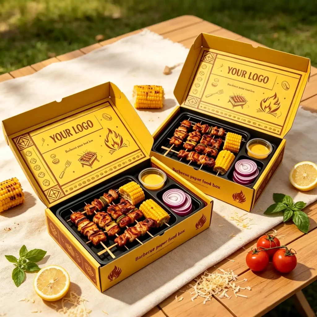 Leakproof Barbecue Paper Food Box