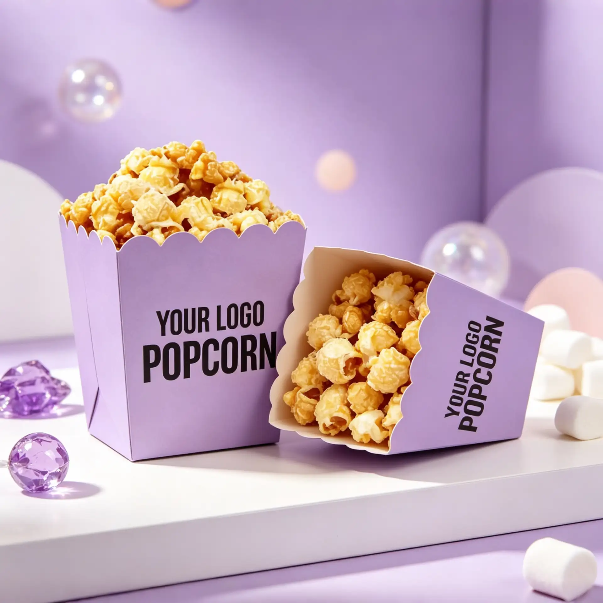 Minimalist Popcorn Box