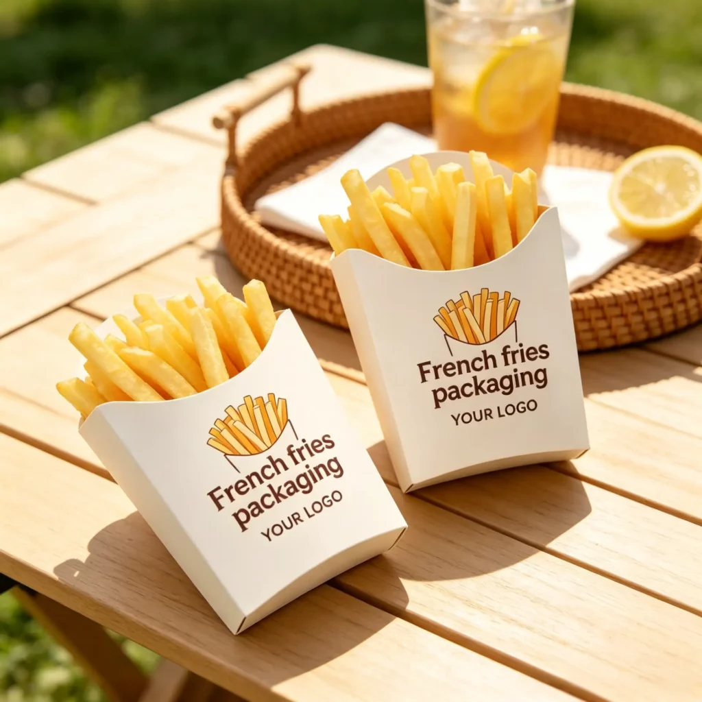 Minimalist White Fry Box​