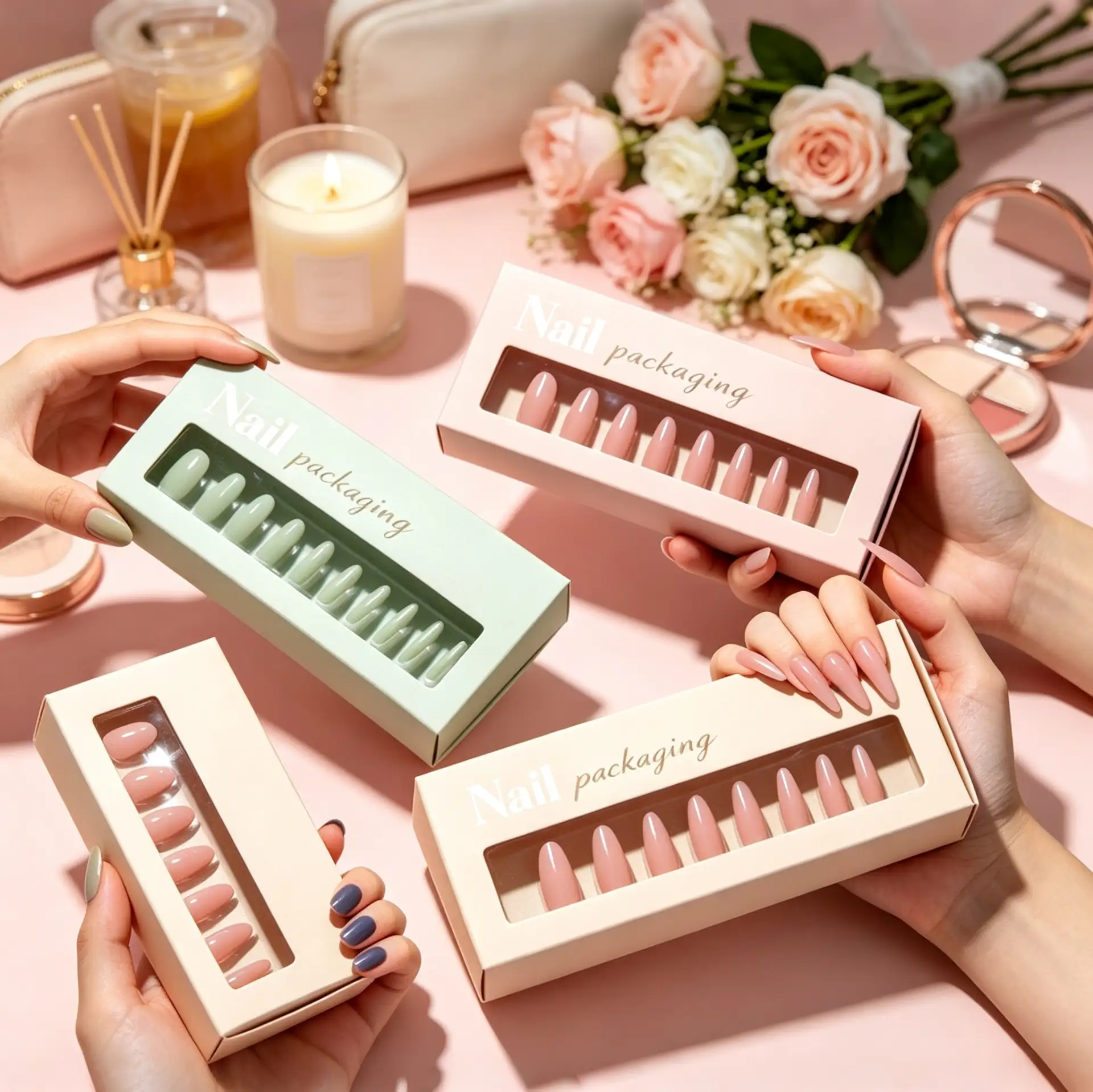 Premium False Nail Display Box