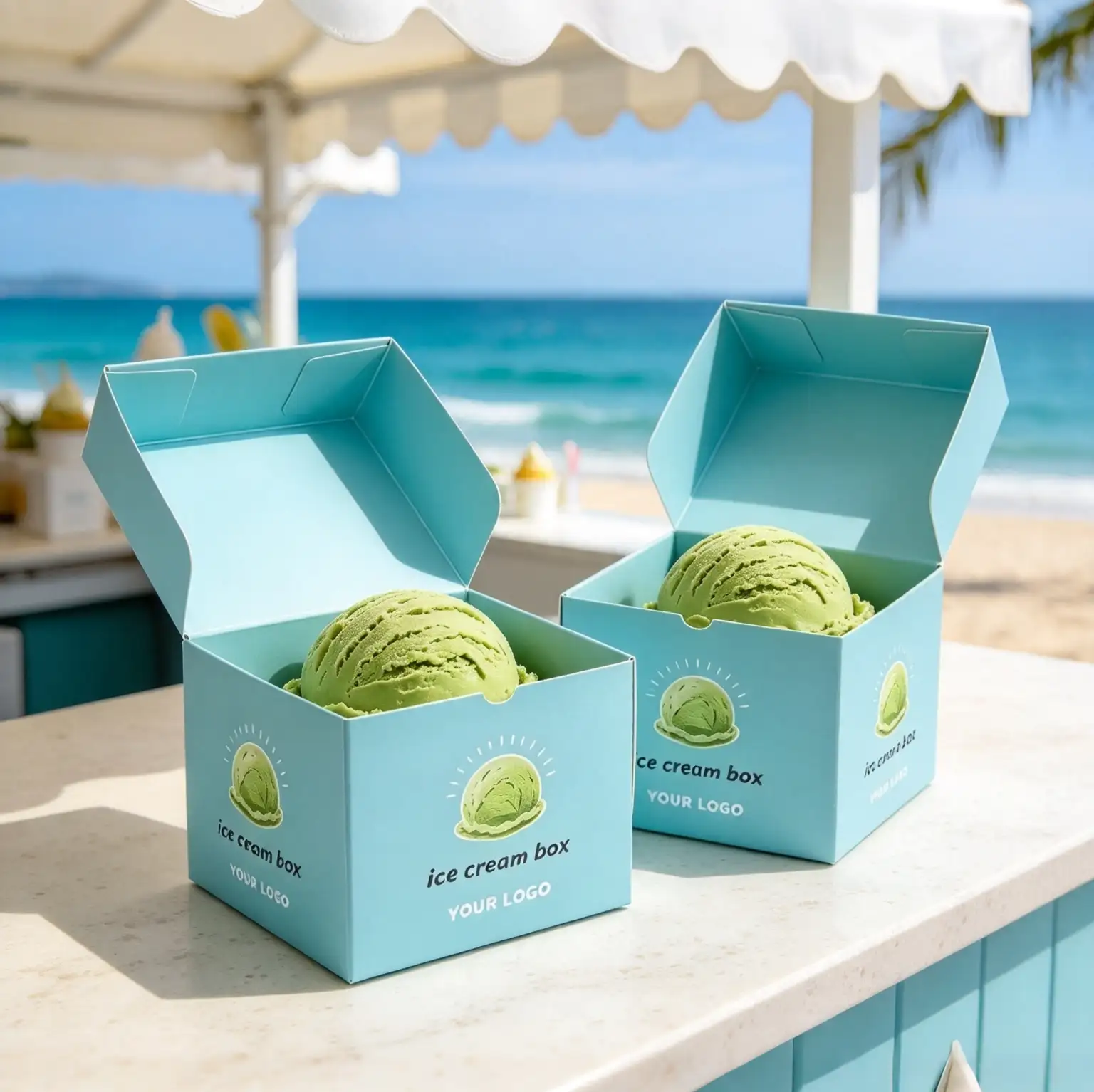 Summer Treat Ice Cream Box